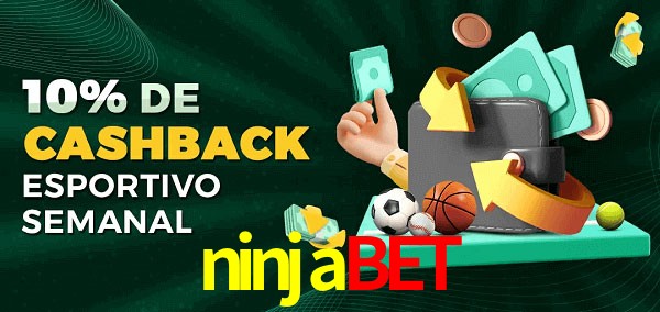 10% de bônus de cashback na ninjabet
