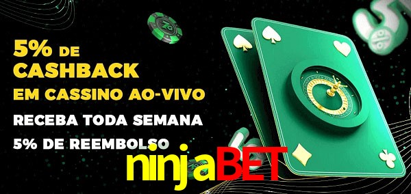 Promoções do cassino ao Vivo ninjabet